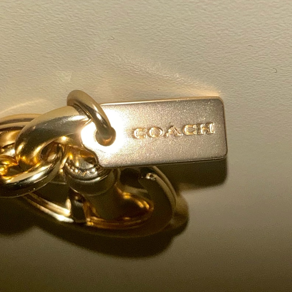 Coach Gold Keychain Accessory - Picture 3 of 3